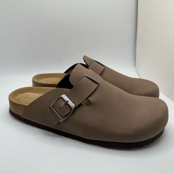 CUSHIONAIRE Womens Clog 10 BROWN - Picture 1 of 7